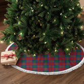 Clan Byres Tartan Christmas Tree Skirt LD23 Byres Tartan Tartan Christmas